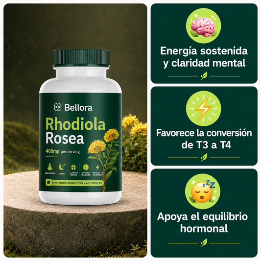 Rhodiola Rosea - Adaptógeno Natural [400 mg]